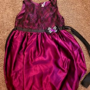 Jenny & me purple and black dress